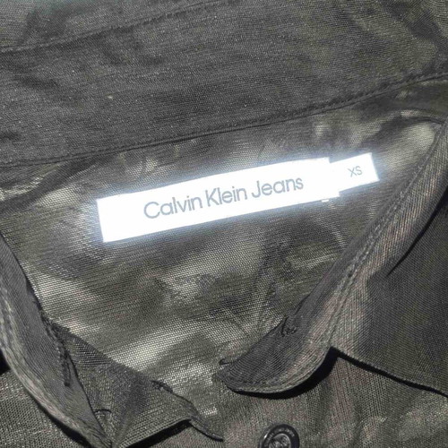 Calvin Klein Black Sheer Shirt new XS