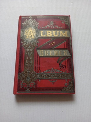 Art deco photo album used, Bremen Germany 1900
