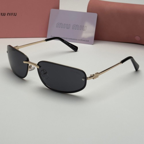 Miu Miu Black Limited Edition Sunglasses new, metal frame, UV400