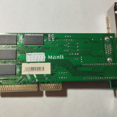 Vintage graphic card S3 Trio3D/2X M-368 used, AGP slot Manli