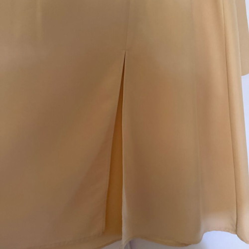 Mango yellow midi skirt XL like new