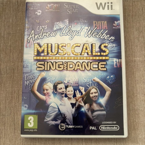 Andrew Lloyd Webber Musicals Sing and Dance Nintendo Wii used English