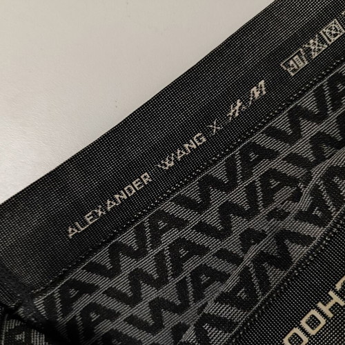 Alexander Wang for H&M skirt used, elastic, high-waisted, short, size S, black-gray