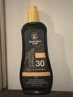 Australian Gold Hydrating Spray Oil Sunscreen SPF 30 new