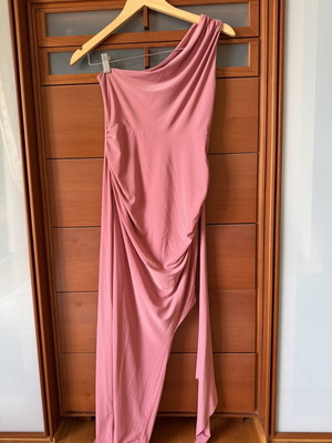 Club London maternity dress used, pink, size S
