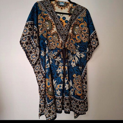 Summer caftan like new, multicolored