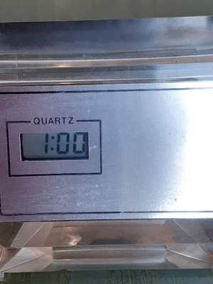 Επιτραπέζιο ρολόι ψηφιακό μεταχειρισμένο, πλαστικό