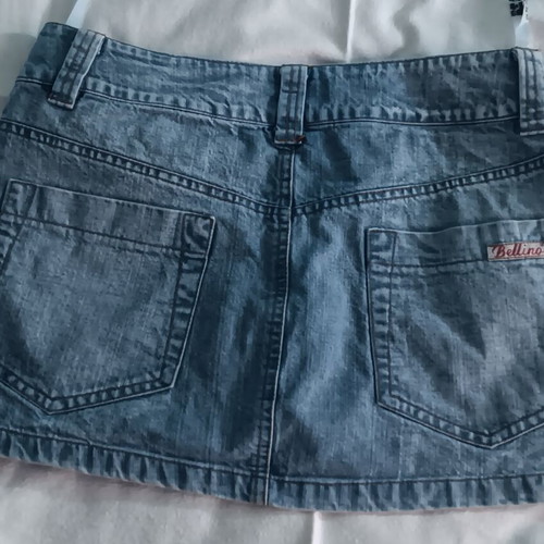 Bellino denim skirt small/medium, blue
