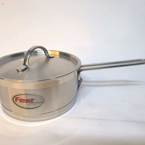 Fest 18/10 stainless steel saucepan with lid new