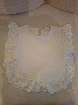 Zara summer blouse for girl 10 years old like new, white, size 140 cm