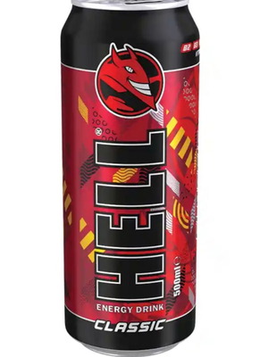 Hell energy drink classic 500ml new