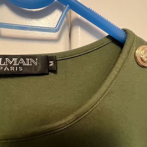 Balmain blouse green size medium like new