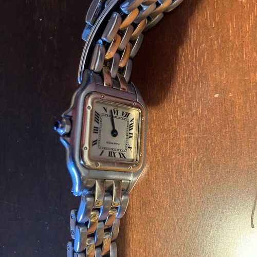 Ρολόι Cartier Panthere Small μεταχειρισμένο, γυναικείο με μπρασελέ χρυσό και ατσάλι