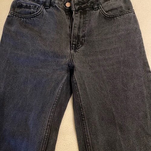 Zara jeans used, black, size S