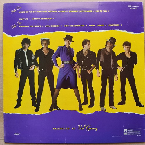 The Motels Little Robbers LP used, rock