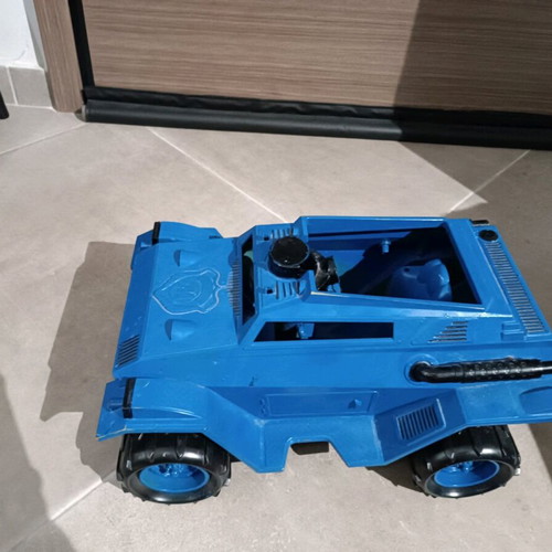 Action Man figures and vehicle used