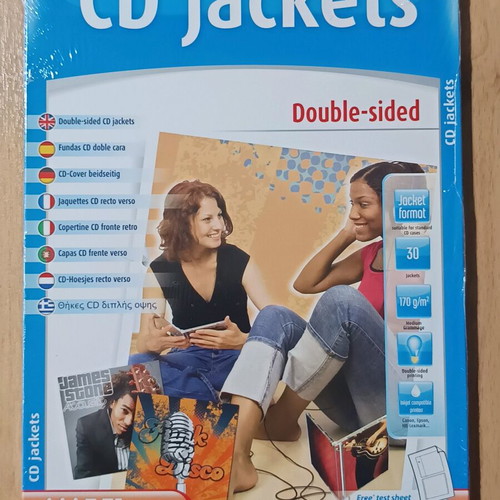 Micro Application double-sided CD jackets new, pack of 30