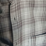 Pull&Bear gray checked shirt, size M