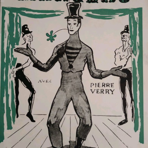 Marcel Marceau Theatron Kentrikon 1962 used, collectible program