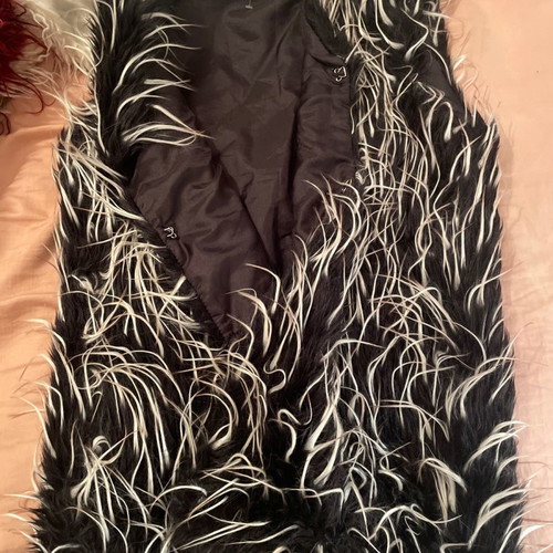 Fur vest new, one size