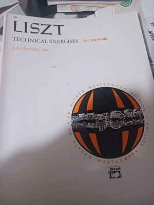 Liszt Technical Exercises new, for piano