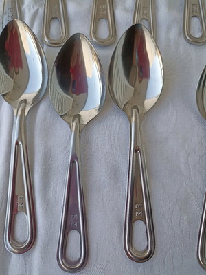 Συλλεκτικά καινούρια κουτάλια ελληνικού στρατού δεκαετίας 60 με υπογραφή Αφεντάκης