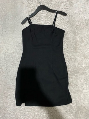 Shein mini dress black like new, size M