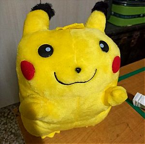 (ΤΕΛΙΚΗ ΤΙΜΗ) Τσάντα Πλάτης Πίκατσου Pikachu για Παιδιά και Εφήβους (Pokemon)
