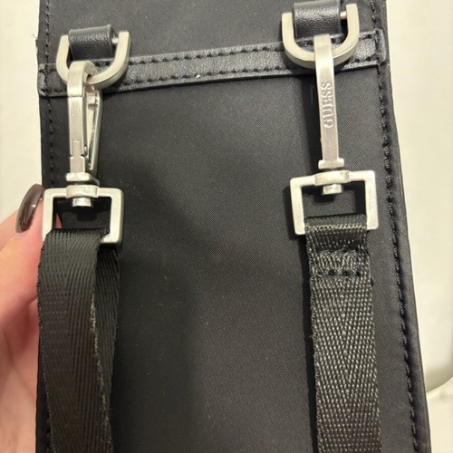 Guess mobile phone pouch with adjustable strap