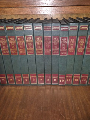 Mega Lexikon Ellinikis by D. Dimitrakou, 15 volumes, like new