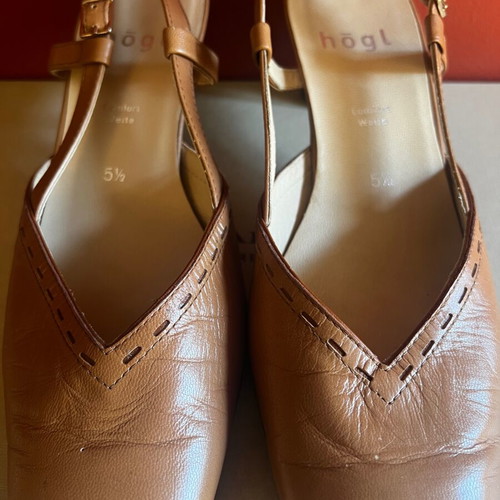Hogl shoes used, brown, size 38.5