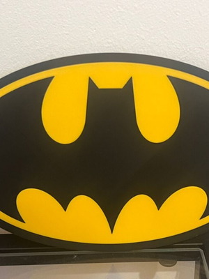 Batman 3D logo like new