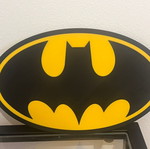 Batman 3D logo like new