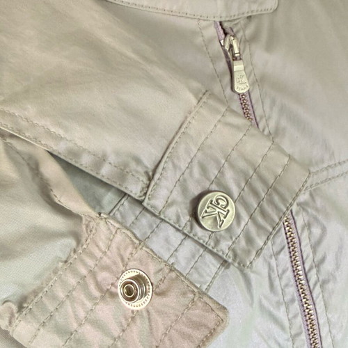Calvin Klein jacket like new, cotton spring silver