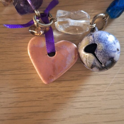 Bracelet new, pink and multicolored