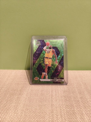 LeBron James 5/5 Bookend Fast Break Neon Green #180 Mosaic 2024-25 κάρτα