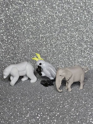 Kinder Natoons Animals set 3 figures without paper new