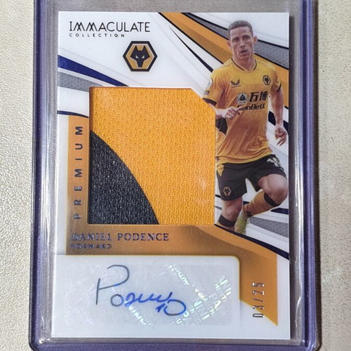 Daniel Podence Panini Immaculate Patch Auto Card mint, numbered 03/25