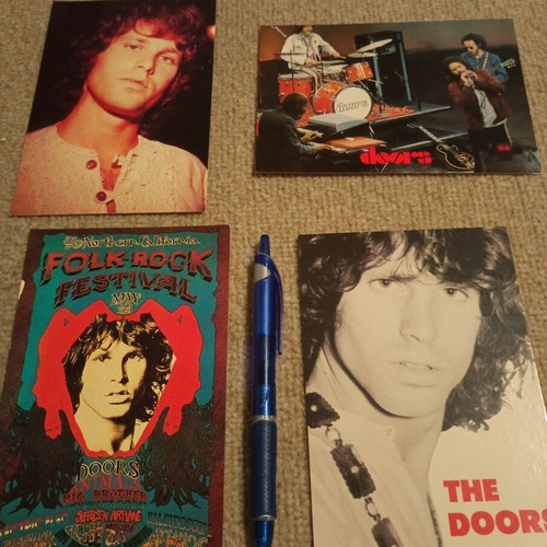 Jim Morrison postcards pack of 4 like new