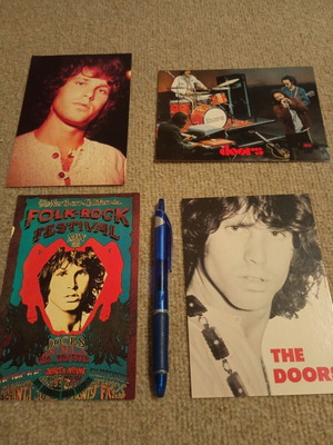 Jim Morrison postcards pack of 4 like new