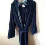Bathrobe blue medium used, washed