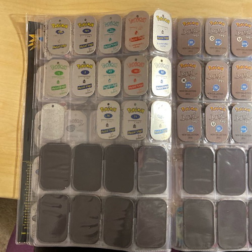 Pokemon collectible tags used, part 1, rare