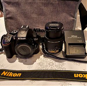 DSLR Nikon D5300 kit  + 18-55mm f/3.5-5.6G VR μαύρο + θήκη μεταφοράς + φορτιστής