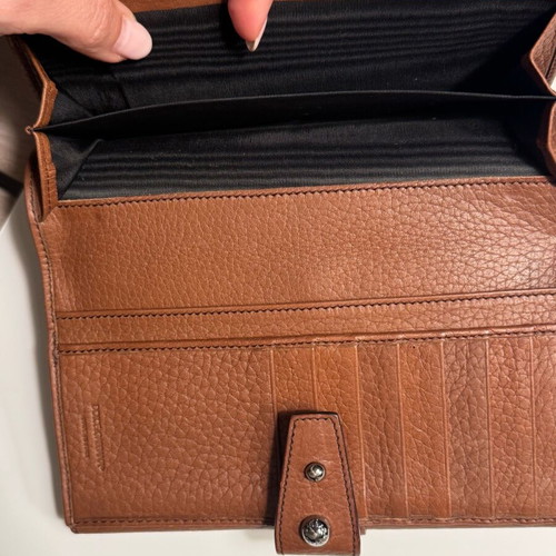 Dolce & Gabbana wallet used with leopard pattern and brown leather