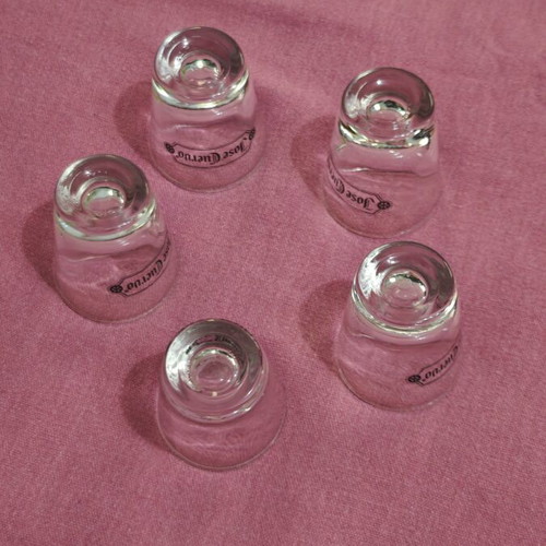 Jose Cuervo collectible shot glasses set of 6 new