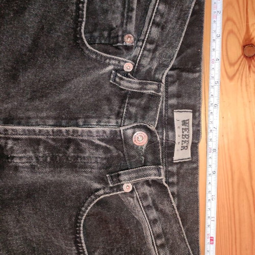 Vintage Weber Jeans Model 709 refurbished, black and gray