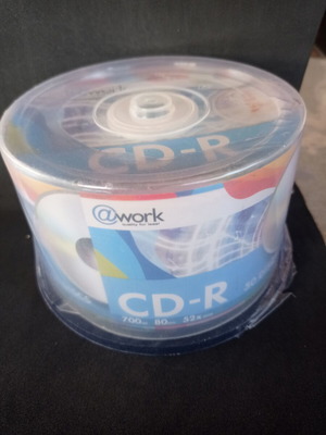@Work CD-R πακέτο 50 τεμ. 700MB 80 λεπτά καινούργιο σφραγισμένο