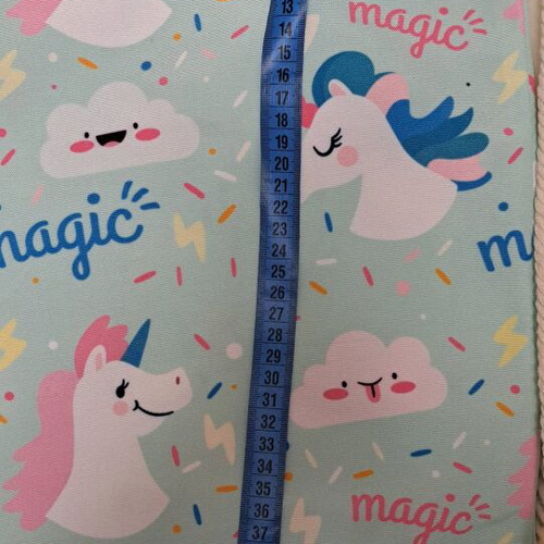 Unicorn backpack bag used, multicolored