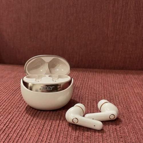 Acer OHR546 earbuds new, golden white, sealed