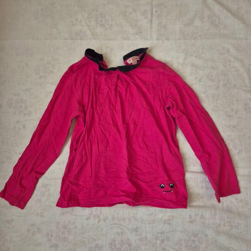 Du Pareil blouse size 4 fuchsia like new